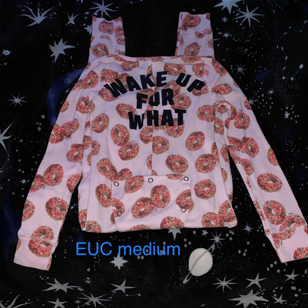 Victoria’s Secret Pink RARE/HTF Donut 🍩 Onesie